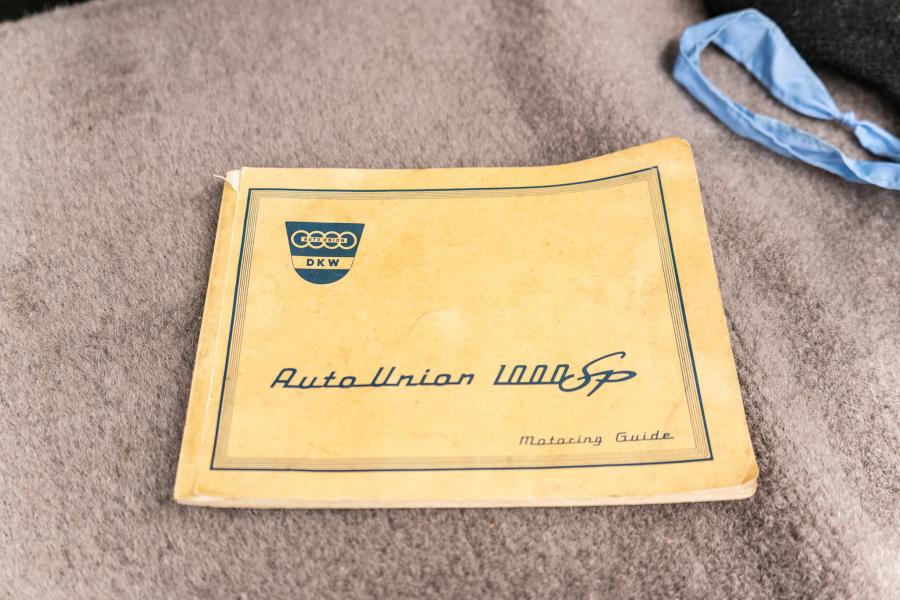 Сервисные книги Auto Union 1000 SP Coupe 1960 года  (фото 84 из 84)